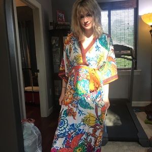 Flying tomato kimono maxi dress small